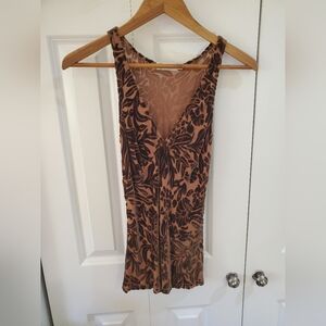 Bella Notte velvet burnout tank small